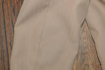 Vintage 70s Striped Style Khaki Brown 2pc. Polyester Suit