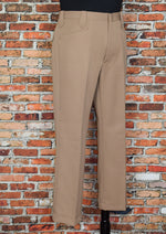 Khaki Brown CIRCLE S Western Polyester Dress Pants - 36