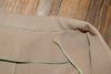 Vintage 70s Striped Style Khaki Brown 2pc. Polyester Suit