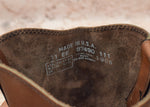 DEADSTOCK NIB 1975 Brown LEHIGH Oiled Wellington Roper Cowboy Boots - 11 2E