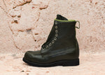 DEADSTOCK 70s Green Leather BROWNING Hunting Boots - 5 C