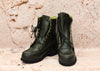 DEADSTOCK 70s Green Leather BROWNING Hunting Boots - 5 C