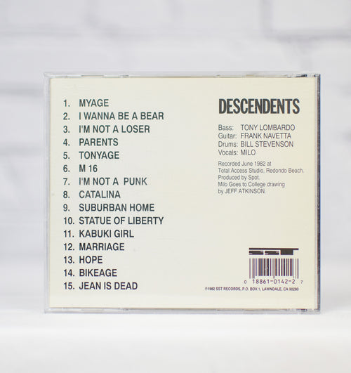 SST Records - ディセンダント「マイロ ゴーズ トゥ カレッジ」CD