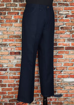 Vintage Dark Blue WRANGLER Polyester Pants - 40 X 30