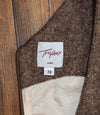 Brown TRUFAUX SOHO Wool Sleeveless Shift Dress - 38