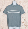 Blue & White Striped ORIGINAL PNEGUIN Short Sleeve Polo - M