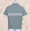 Blue & White Striped ORIGINAL PNEGUIN Short Sleeve Polo - M