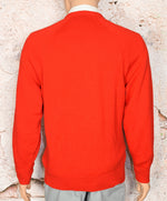 Men's Vintage Balmore Red Pullover Cashmere Sweater - L