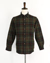 Vintage 80s Green Tartan Plaid PENDLETON Flannel Shirt - L