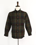 Vintage 80s Green Tartan Plaid PENDLETON Flannel Shirt - L