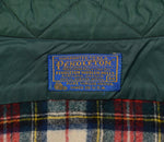 Vintage 70s Red/Green Tartan PENDLETON Wool Button Up Shirt - M