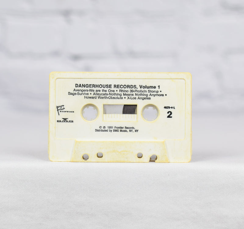 Frontier Records - 1991 Dangerhouse - Volume One - Compilation Cassette Tape