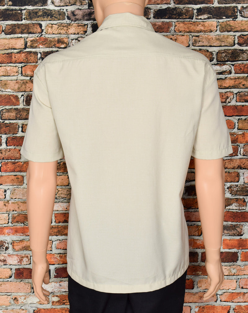 Tan/Black STEADY "Last Call" Bowling Shirt - XL