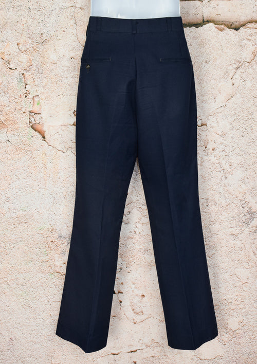 Vintage 60s Dark Blue TOWN & COUNTRY Polyester Dress Pants
