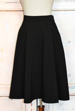 Black MODCLOTH Just This Sway A-line Skirt - XS