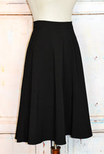 Black MODCLOTH Just This Sway A-line Skirt - XS