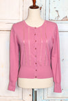 Pink Ribbon Striped JUNCTION WEST Petite Cardigan Sweater - PXL