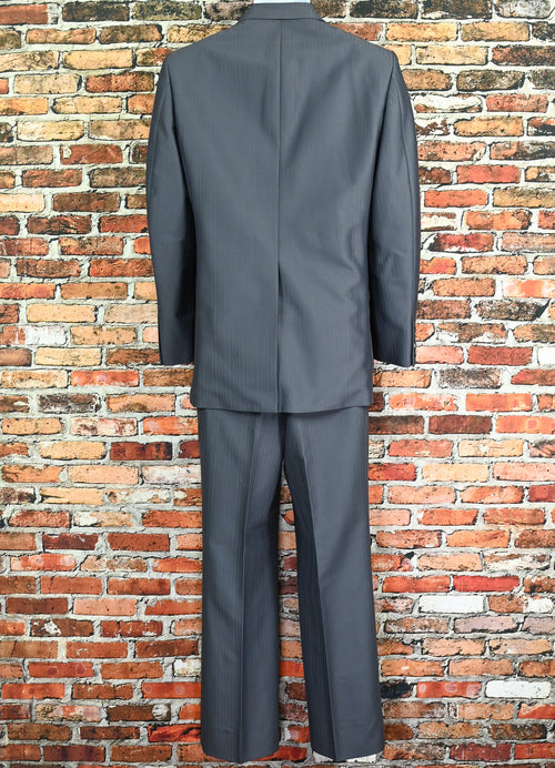 Vintage 90s Dark Grey Striped ANATOLE CALIFORNIA 2pc. Suit Set