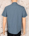 Blue Gingham Original PENGUIN "Heritage Slim Fit" Button-Down Short Sleeve Shirt - XL