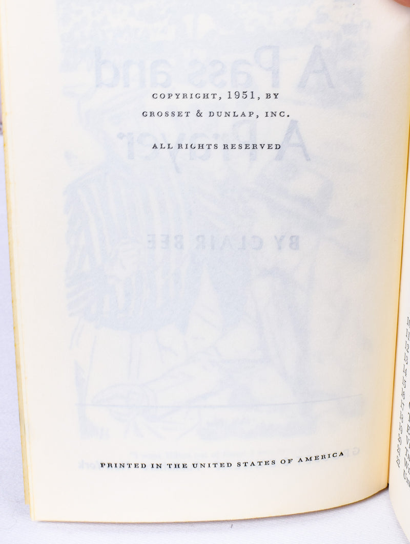 1951 年版 - パスと祈り - クレア ビー - チップ ヒルトン スポーツ ストーリー #7 - ハードカバーの本