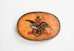 Rare Red "A" with Eagle Western Belt Buckle
