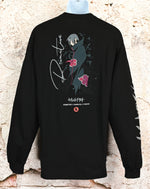 2007 Black PRIMITIVE X NARUTO SHIPPUDEN Itachi Long Sleeve Skate T-Shirt - XL