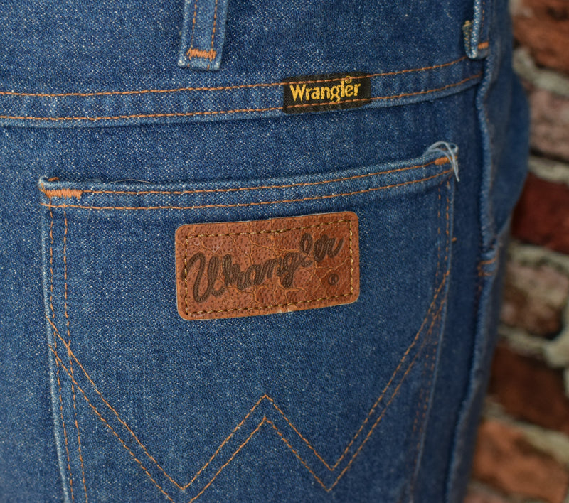 Vintage 70s/80s Blue WRANGLER Denim Jeans - 34 X 38