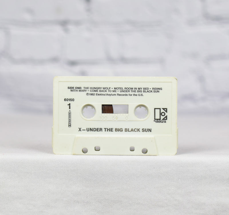 Elektra Records - 1982 X "Under the Big Black Sun" Cassette Tape