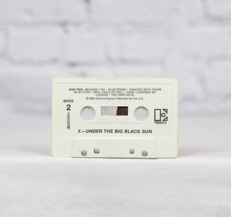 Elektra Records - 1982 X "Under the Big Black Sun" Cassette Tape