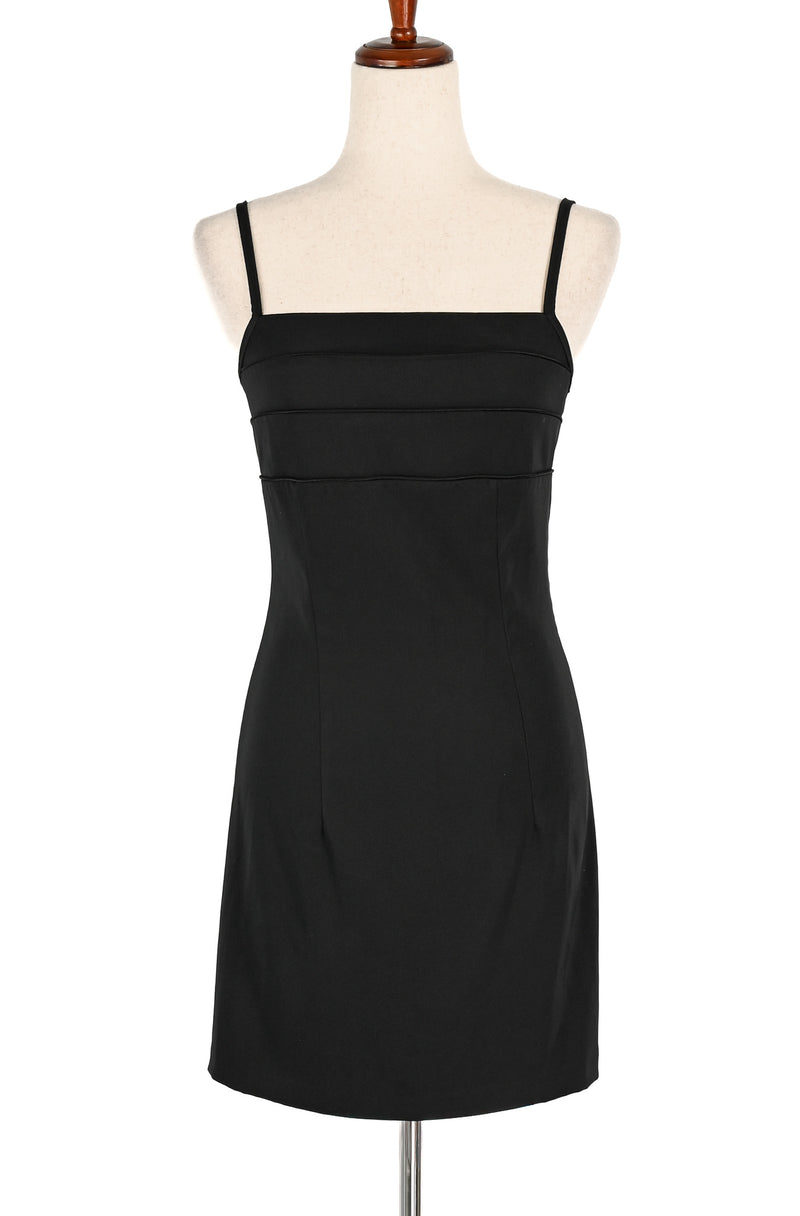 Vintage 90s Black BYER TOO! Triple Tier Empire Waist Sleeveless Mini D – Barrio Boutique