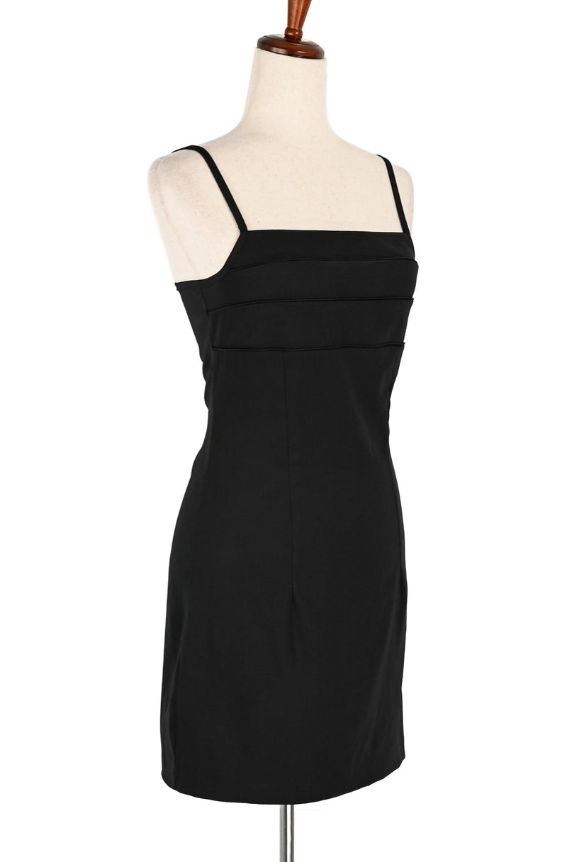 Vintage 90s Black BYER TOO! Triple Tier Empire Waist Sleeveless Mini D – Barrio Boutique