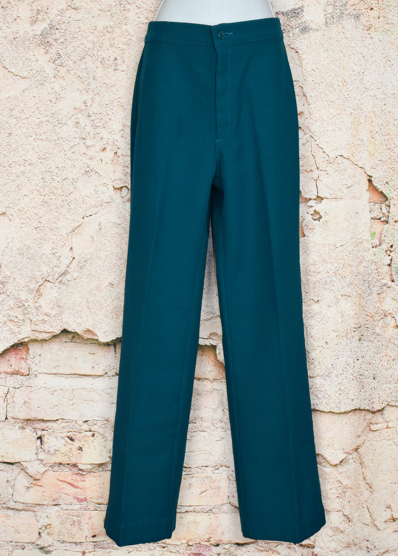 Vintage 70s LEVI STRAUSS & CO Teal High Waisted Polyester Dress Pants Barrio Boutique Vintage 70s LEVI STRAUSS & CO Teal High Waisted Polyester Dress Pants Barrio Boutique