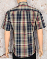 Men's Vintage Ralph Lauren Plaid Button Down Short Sleeve Shirt - L