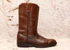 Vintage Brown RED WING SHOES Cowboy Roper Boots - 8 D