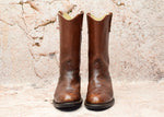 Vintage Brown RED WING SHOES Cowboy Roper Boots - 8 D