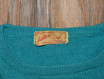 RARE Vintage 50s Teal JANTZEN Pullover Sweater - 38