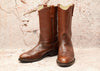 Vintage Brown RED WING SHOES Cowboy Roper Boots - 8 D