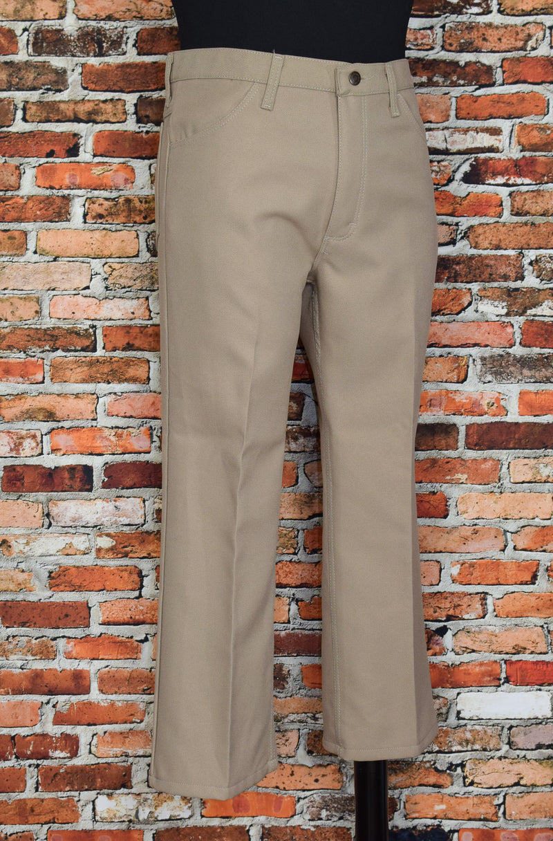 Khaki Brown WRANGLER Western Polyester Dress Pants Khaki Brown WRANGLER Western Polyester Dress Pants