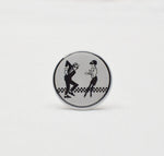 Ska Rude Boy & Girl Dancing 1" Pin