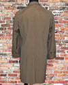 Vintage 60s Brown Plaid LONDON FOG Maincoats Trench Coat - 40 Reg