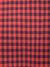 Red & Blue Gingham Checkered ORIGINAL PENGUIN "Heritage Slim Fit" Long Sleeve Button Up Shirt - 18 - 34/35