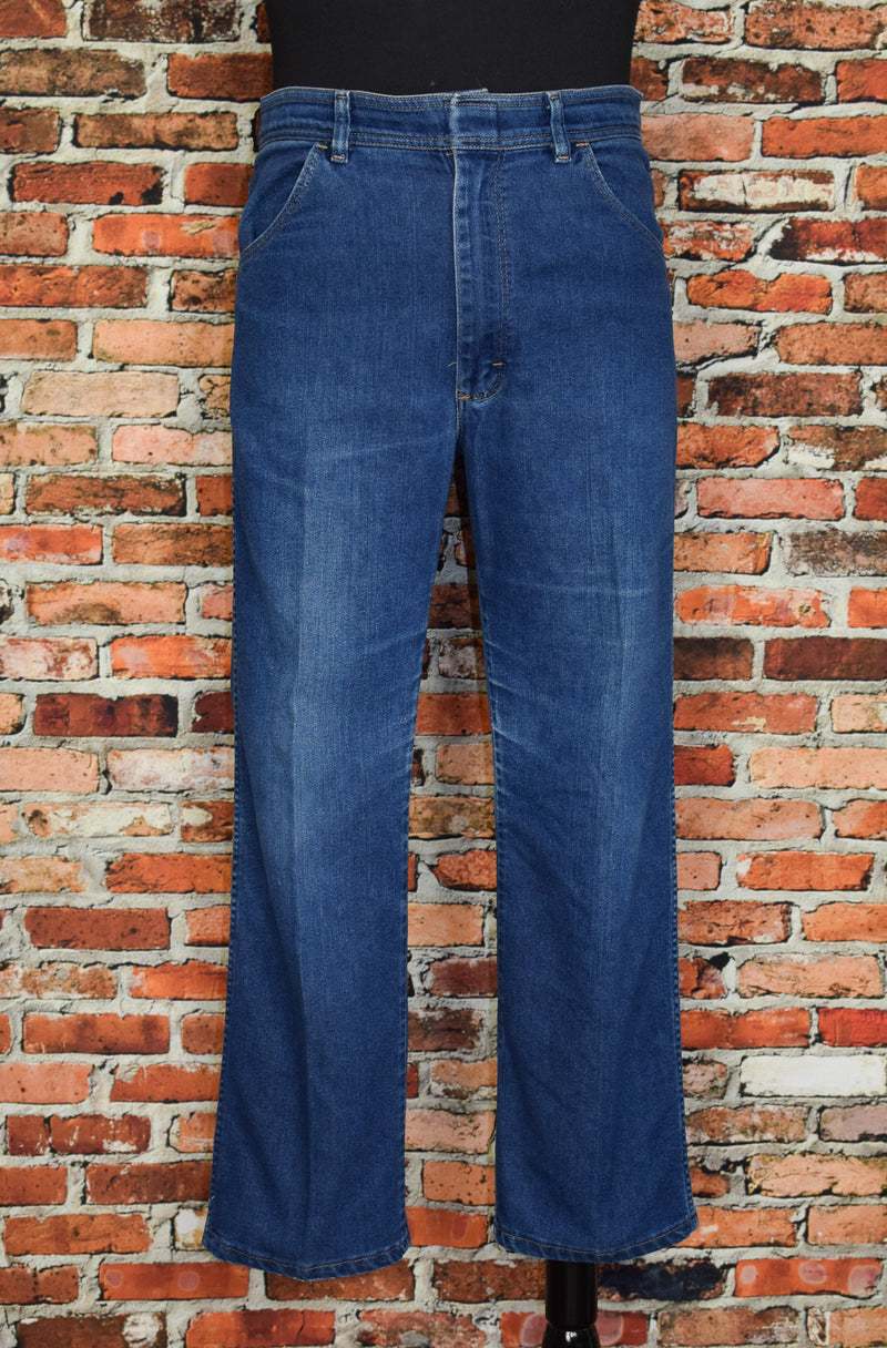Vintage 80s/90s Dark Blue WRANGLER Denim Jeans - 36 X 29