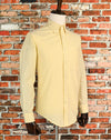 Vintage 80s Yellow MANHATTAN Long Sleeve Button Down Dress Shirt - 15-1/2 32-33
