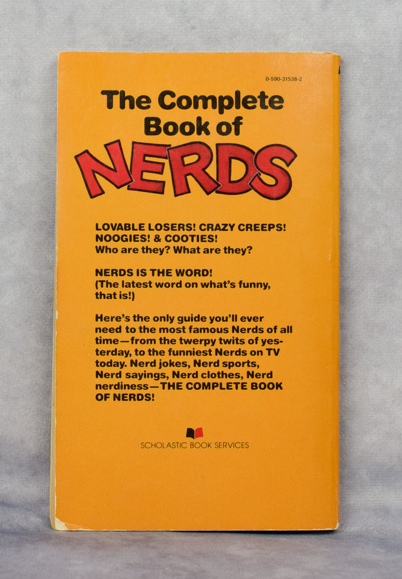 1980 - THE COMPLETE BOOK OF NERDS - 陽気なボブ・スタイン - ペーパーバック本