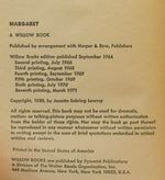 1971年、第7刷 - マーガレット - ジャネット・セブリング・ロウリー - ペーパーバック本