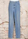 Vintage 90s Medium Wash Z. CAVARICCI High Waisted Denim Jeans w/ Patched Back Pocket - 34