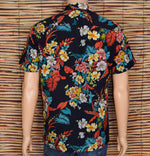 Vintage 60s/70s Multicolor PARADISE HAWAII Floral Hawaiian Button Up Shirt