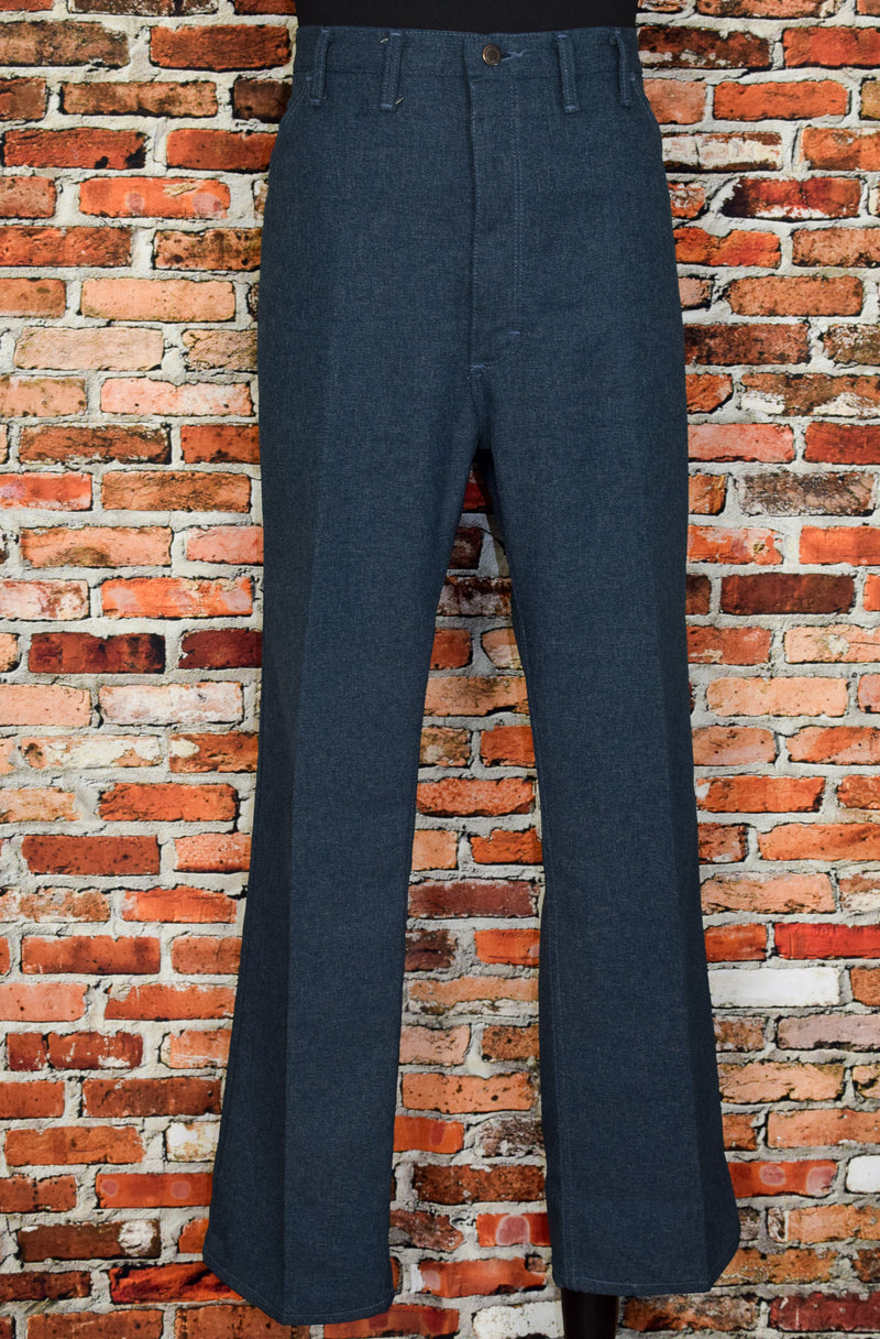 Vintage 70s Blue WRANGLER Polyester Dress Pants - 44 X 32 Vintage 70s Blue WRANGLER Polyester Dress Pants - 44 X 32