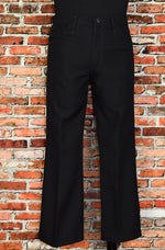 Black WRANGLER Western Polyester Dress Pants - 34 X 29