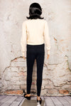Women's Vintage Original 50s Ivory Virgin Cashmere Cardigan Sweater